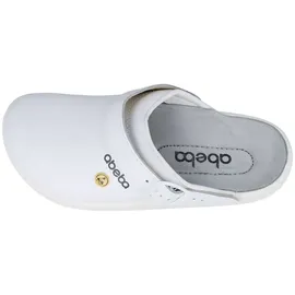 Abeba ESD-Berufsschuhe rubber Clog weiß Gr. 42