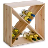 Zeller Weinregal 52 x 25 x 52 cm Beige