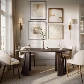 lookway Silva 100 x 76 x 100 cm ausziehbar Nussbaum