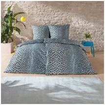 Estella Lionel Tiere Blau 200 x 220 cm + 2 x 80 x 80 cm