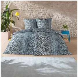 Estella Lionel Tiere Blau 200 x 220 cm + 2 x 80 x 80 cm