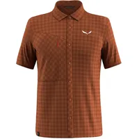 Salewa Puez Dry Kurzarmhemd - Bombay Brown - S,