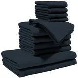 REDBEST Oceanside Handtuchset 14-tlg. schwarz