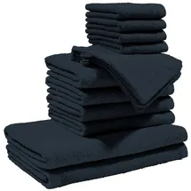 REDBEST Oceanside Handtuchset 14-tlg. schwarz