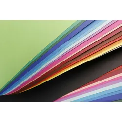 Clairefontaine Fotokarton, Packung mit 25 Bogen 50x70cm, 270g - Schwarz 456429C