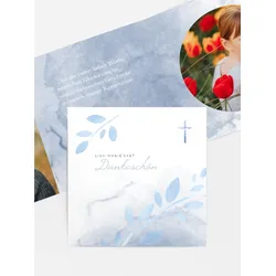 Dankeskarten Kommunion selbst gestalten mit Spruch und Fotos im Onlinedesigner bei Meine-Kartenmanufaktur.de