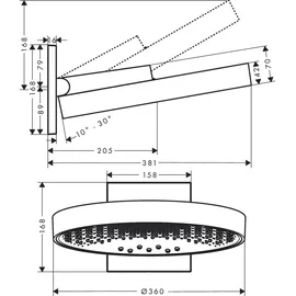 Hansgrohe Rainfinity Kopfbrause 360 3jet (26234990)