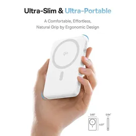 Baseus PicoGo (5000 mAh, 18.50 Wh), Powerbank, Weiss