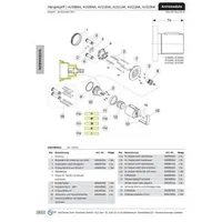 Ideal Standard Dekorring DEA, m. Symbol Seitenbrause Armaturenmodule, Chrom