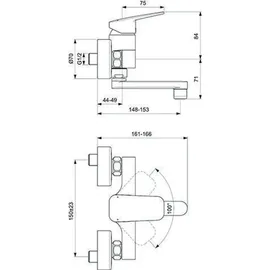 Ideal Standard CeraPlan Einhandmischer Chrom