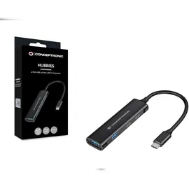 Conceptronic HUBBIES12B 4-Port USB 3.2 Gen 1 Hub