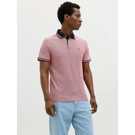 JACK & JONES Paulos 2 Units Kurzarm-poloshirt Rio Red / Pack 1 Rio Red / 1 Denim Blue M