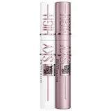 Maybelline New York Lash Sensational Sky High Mascara, Very Black, 7,2 ml und Maybelline New York Sky High Primer Lash Sensational, Schwarz, 7,7 ml