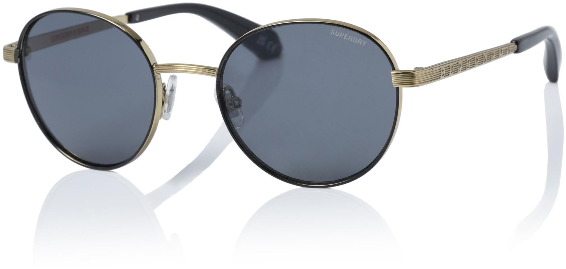 Superdry Sunglasses SDS 5001 201 Shiny Gold/Solid Smoke