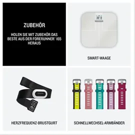 Garmin Forerunner 165 dunstgrau/steinweiss