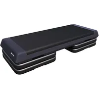 Gorilla Sports Fitness Stepper Schwarz/Grau 10cm/15cm/20cm