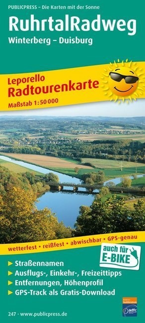 Ruhrtal-Radweg - Leporello Radwanderkarten. (0)