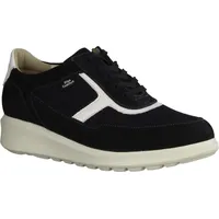 Finn Comfort Arinaga Damen Halbschuhe, Stretch/Leder, Schwarz, Bequemschuhe - Marken Finn Comfort, Schwarz, leder/textil (nubuk/sensualstretch/seta) - Schwarz - 40,5
