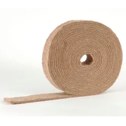 THERMO HANF Trittschalldämmung STEP Hanffilzstreifen Schallschutz, 10 mm