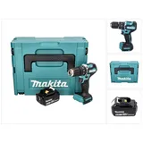 Makita DHP 487 G1J Akku Schlagbohrschrauber 18 V 40 Nm Brushless + 1x Akku 6,0 Ah + Makpac - ohne Ladegerät