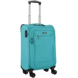 d & n Travel Line 6804 4-Rollen Cabin 55 cm / 35 l türkis/blau