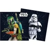 Procos - Papierservietten FSC Star Wars Galaxy (33 x 33 cm, 20 Stück, mehrfarbig, 93881