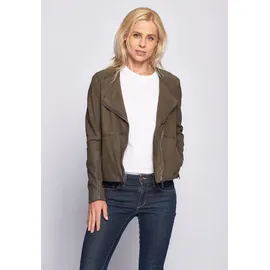 Maze Lederjacke Linden braun | grau L