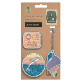 Lässig Anhänger & Patches Set Dolphin Ocean Edition