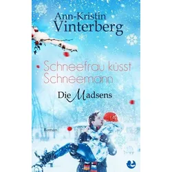 Schneefrau küsst Schneemann