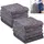 Relaxdays Umzugsdecken 10er Set, - grau
