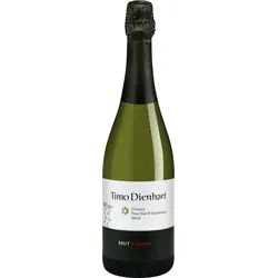Timo Dienhart Crémant Pinot Noir & Chardonnay Brut Rés. Deutscher Biosekt, Mosel 2021, Bio Schaumwein, Biowein