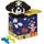 Relaxdays Sitzhocker Kinder 31 x 31 x 31 cm Blau/Gelb