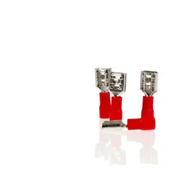 Alca Alca® Flachsteckhülsen 6,3mm 10er-Pack, rot