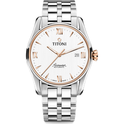 Titoni Herren Airmaster 83908 SRG-689 - silber - 40mm