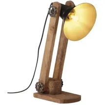 vidaXL Schreibtischlampe Schwarz