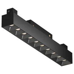 Schienensystem-Strahler Points Schwarz max. 20 Watt