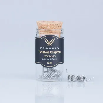 Vapefly NI80 Twisted Clapton Coil (6pcs) Flasche