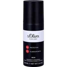 s.Oliver Black Label Deodorant Spray 3 x 150 ml