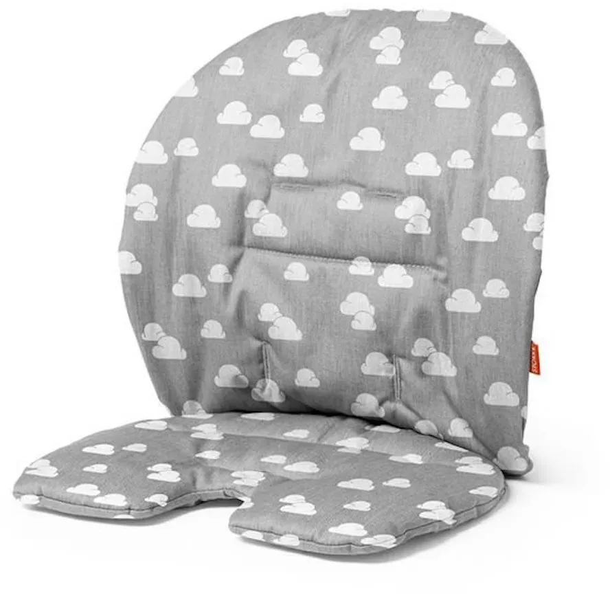Stokke Sitzkissen für Steps Hochstuhl, Farbe: Grey Clouds