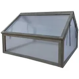 Hti-Living Frühbeet Heidi 89 x 58 x 89 cm Grau