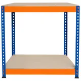 MONSTER SHOP Werkbank- Orange, 90x90x45 cm, Freizeit, Heimwerken, Werkstatt, Werkbänke