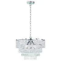 Trio Orient 3-flg. E14 40W 60 cm Metall Chrom