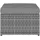 vidaXL Gartensessel mit Hocker 59 x 59 x 30 cm anthrazit 1 St.