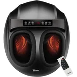 Newgen Medicals Shiatsu-Fußmassagegerät, 9 Stärken, Wärme, 3 Vibrationsmodi, Timer
