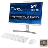 CSL All-in-One PC »Unity U24B-AMD / 5650GE 1000 GB 16 RAM Win 11«, weiß