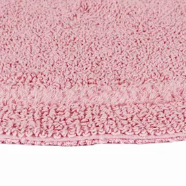 Homescapes Badematte Rosa Ø 80 cm