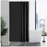 Furlinic Duschvorhang 120 x 200 cm schwarz