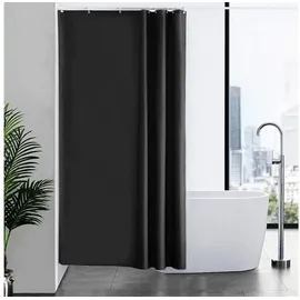 Furlinic Duschvorhang 120 x 200 cm schwarz