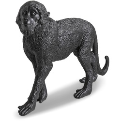Deko-Figur Affe 38 cm Kunststoff Schwarz