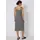 street one studio Midikleid Gestreift Schwarz/Weiß 44